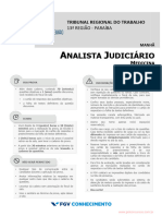 Prova - Analista Judiciário - Medicina - TRT 13 2022