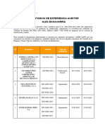 Constancia de Auditor AE