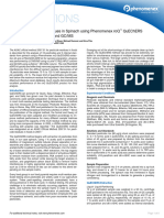 Analysis of Pesticide Residues in Spinach Using Phenomenex Roq™ QuEChERS AOAC Kits