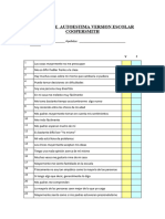 Prueba de Autoestima Version Escolar Coopersmith