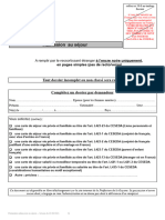 Formulaire Demande Admission Au Séjour