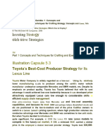 Toyotas Best-Cost Producer Strategy