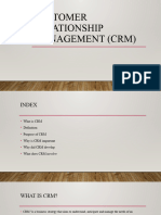 Customer Relationship Management (CRM)