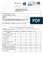 Supervisor's Rating Final