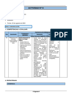 4° Grado - Actividad Del Dia 24 de Agosto