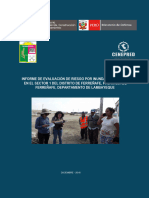 Informe de Evaluación de Riesgo Por Inundación Pluvial en El Sector 1 Del Distrito de Ferreñafe, Provincia de Ferreñafe, Departamento de Lambayeque