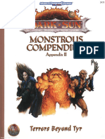 Dark Sun Monstrous Compendiumyr (2e)