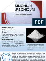 AMMONIUM CARBONICUM - Materia Medica