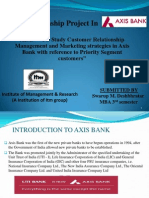 Sip Project in Axis Bank