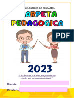 Carpeta Pedagógica 2023 Docente