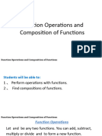 1-6 Function Operations and Composition of Functions