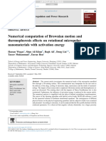 Numerical Computation of Brownian Motion and Thermophoresi 2023 Propulsion A