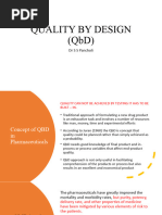 Elements of Quality by Design (QBD)