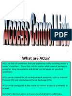 CCNA Presentation - ACL