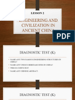 Lesson 2 - Engineering and Civilization in Ancient China