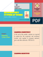 Science 9 q1 Week 1 - Respiratory System at Work