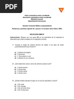 Examen de Conexion Biblica Conquistadores (Vacio)