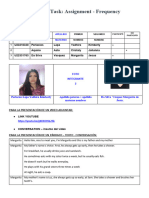 Week 3 - Task Assignment - Frequency MARGARITA & KIM