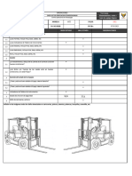 Check List de Inspeccion de Montacargas Eléctrico Raymond 30tt