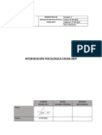 Intervención Psicológica Faena MLP