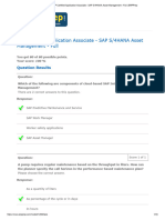 SAP Certified Application Associate - SAP S - 4HANA Asset Management - Full - ERPPrep20