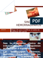 Sindromes Hemorragiparos