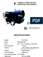 Flagro Fvo 400 Heater Operations and Troubleshooting