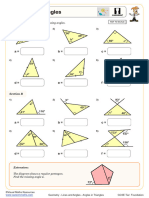 Cazoom Maths. Lines and Angles. Angles in Triangles