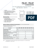 PBL401 - PBL407: Not Recommended For New Design USE GBU4005 - GBU410