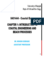 Coastal Eng.: University of Sharjah Dept. of Civil and Env. Engg