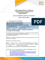 Guia de Actividades y Rúbrica de Evaluación - Unidad 1 - Etapa 2 - Área Familiar