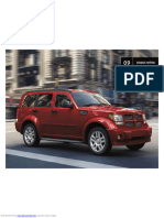 Dodge NITRO 2009 Buyer's Manual