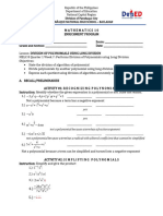 Mathemetics 10 Enrichment Activity