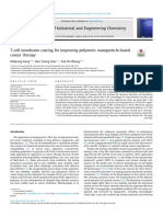 T-Cell Membrane Coating For Improving Polymeric Nanoparticle-Based