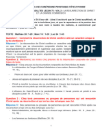 Reponses Du Sondez Les Écritures Adultes Leçon 73 Vol 2