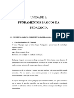 Fundamentos de Pedagogia