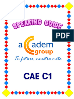 Cae Speaking Guide