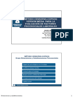 Dimensiones y Subdimensiones Censopas Copsoq