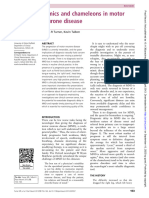 Mimics and Chameleons in Motor Neurone Disease: Martin R Turner, Kevin Talbot