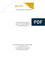 Fase 4 Ensayo ETICA Unad Semestre 3 Comunicación Social