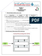 Worksheet - Grade 3 (ComputerSystem)