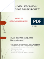 UNIDAD 8 Máquinas Herramientas PDF