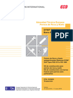 DSI DYWIDAG ETA 12 0603 DYWI Drill Sistema Barra Autoperforante Es