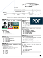 Avaliação 3º Bimestre - 6º Ano - 2023