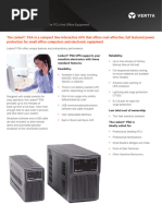 Liebert Psa Datasheet