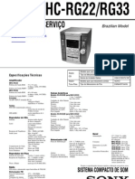 Mhc-rg22 Rg33 +reset Da Memoria-Sony