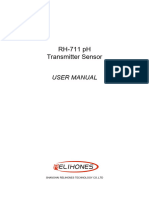 RH-711 ORP Transmitter Sensor User Manual