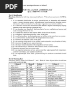 Nervous System Quiz