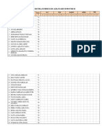 Absensi Ekstra Kurikuler Albanjari Semester II