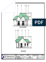 A B C D E F: Left Side Elevation